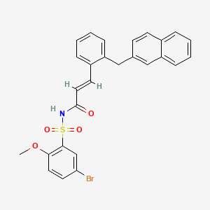 Chemical structure of L-798,106