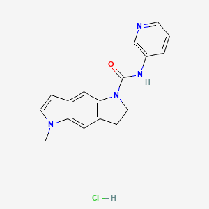 Chemical structure of SB 206553 hydrochloride