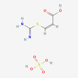 Chemical structure of ZAPA sulfate