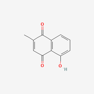 Chemical structure of Plumbagin
