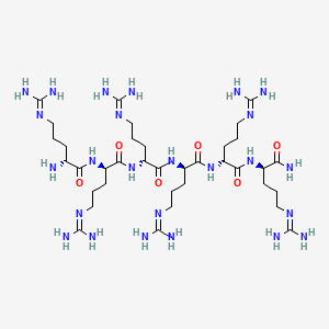 Chemical structure of Hexa-D-arginine