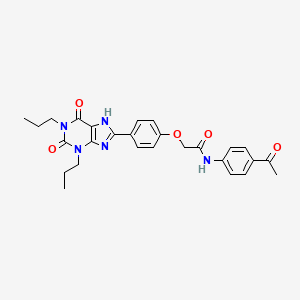 Chemical structure of MRS 1706
