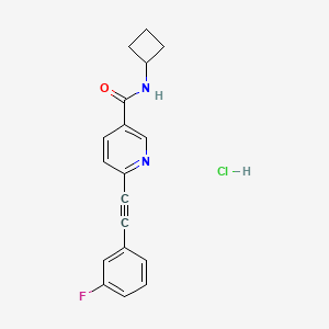 Chemical structure of VU 0360172 hydrochloride
