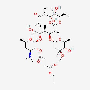 Chemical structure of Erythromycin Ethylsuccinate