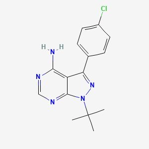 Chemical structure of PP 2 (AG 1879)