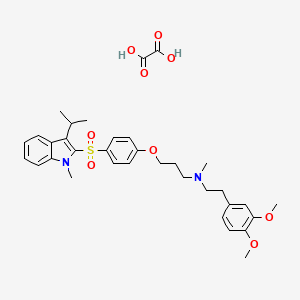 Chemical structure of SR 33805 oxalate