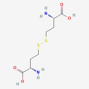 Chemical structure of L-homocystine