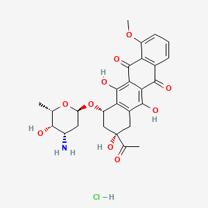 Chemical structure of Daunorubicin HCl