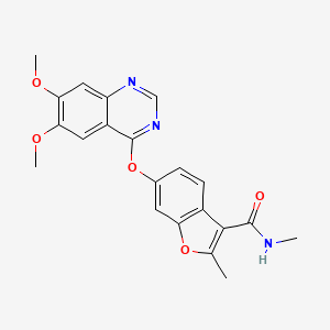 Chemical structure of Fruquintinib