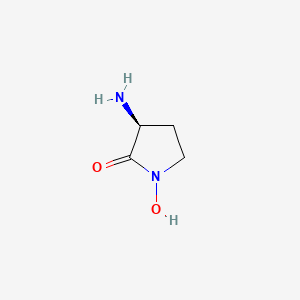 Chemical structure of (S)-(-)-HA-966