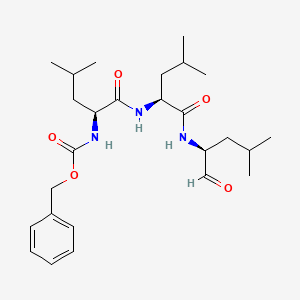Chemical structure of MG-132