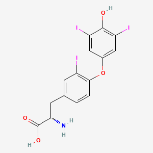 Chemical structure of 3',5',3-Triiodothyronine