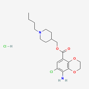 Chemical structure of SB 204070