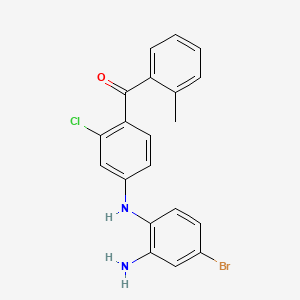 Chemical structure of EO 1428