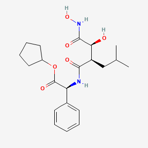 Chemical structure of Tosedostat