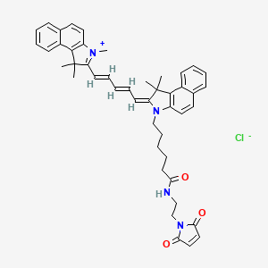 Chemical structure of Cy5·5 maleimide (non-sulfonated)