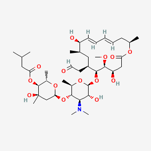 Chemical structure of Leucomycin A1