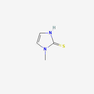 Chemical structure of Methimazole