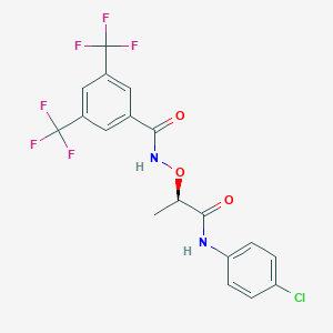 Chemical structure of (R)-CCG-1423