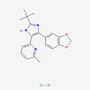 Chemical structure of SB-505124 hydrochloride