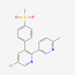 Chemical structure of Etoricoxib