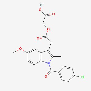 Chemical structure of Acemetacin