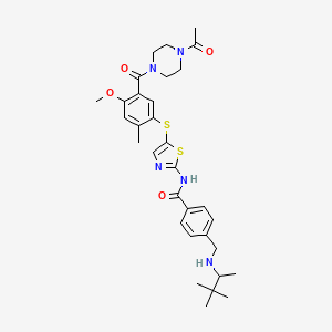 Chemical structure of BMS-509744