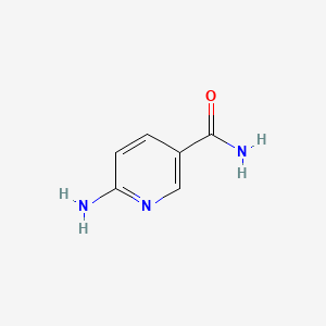 Chemical structure of 6-Aminonicotinamide