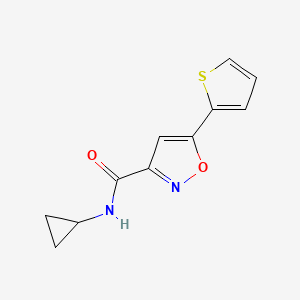 Chemical structure of ISX 9