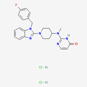 Chemical structure of Mizolastine dihydrochloride