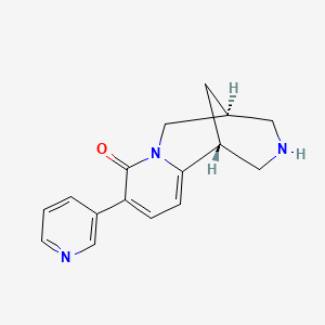 Chemical structure of 3-pyr-Cytisine