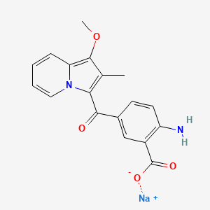 Chemical structure of SSR128129E