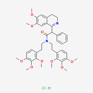 Chemical structure of LOE 908 hydrochloride