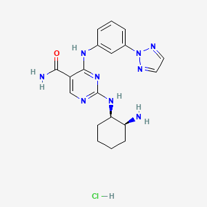 Chemical structure of PRT062607 Hydrochloride