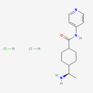 Chemical structure of Y-27632 dihydrochloride