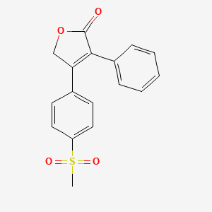 Chemical structure of Rofecoxib