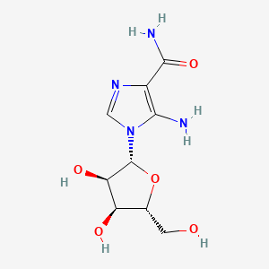Chemical structure of AICAR