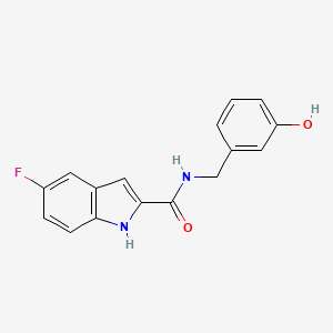 Chemical structure of KX1-004