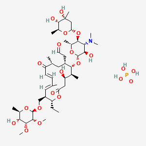 Chemical structure of Tylosin phosphate