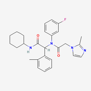 Chemical structure of AGI-5198