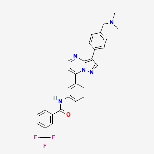 Chemical structure of B-Raf IN 1