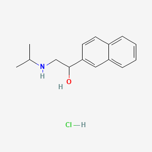 Chemical structure of Pronetalol hydrochloride