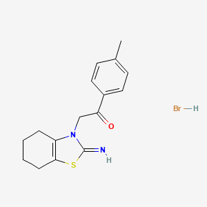 Chemical structure of Pifithrin