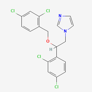 Chemical structure of Miconazole