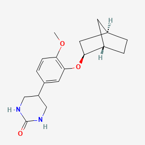 Chemical structure of CP 80633