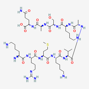 Chemical structure of pep4c