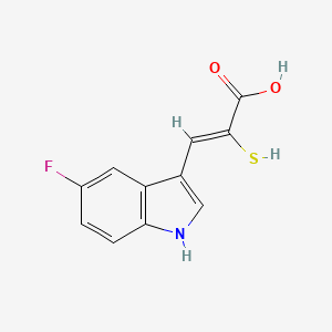 Chemical structure of PD 151746