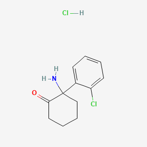 Chemical structure of Norketamine hydrochloride