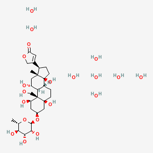 Chemical structure of Ouabain Octahydrate