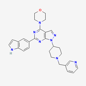 Chemical structure of WAY-600